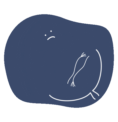 Sad Illustration Sticker by Savimi