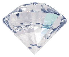 White Diamond 3D Sticker