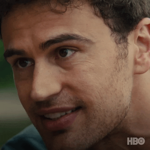 Theo James Reaction GIF by HBO