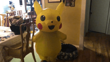 Pikachu Costume GIF - Find & Share on GIPHY