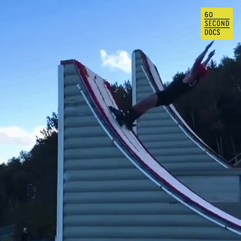 Flying Ski Jump GIF by 60 Second Docs