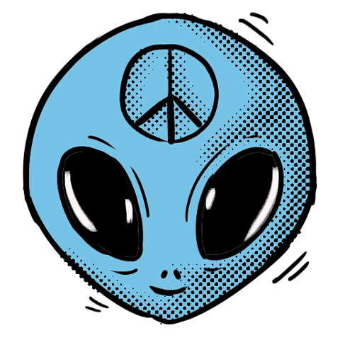 Area 51 Space Sticker