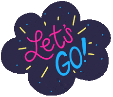 Lets Go Travel Sticker