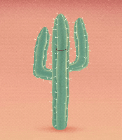 Angry Cactus GIF