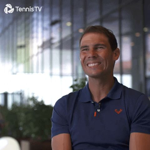 Rafael Nadal Smile GIF by Tennis TV