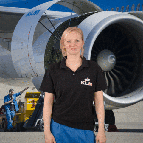 Royal Dutch Airlines Thumbs Up GIF by KLM