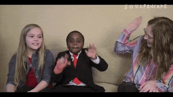 high five lennon and maisy GIF by SoulPancake