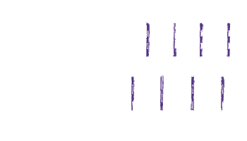 Bu Bleed Purple Sticker by Bishop's Gaiters