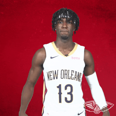 Basketball Flexing GIF by New Orleans Pelicans