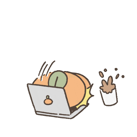 Fun Orange Sticker