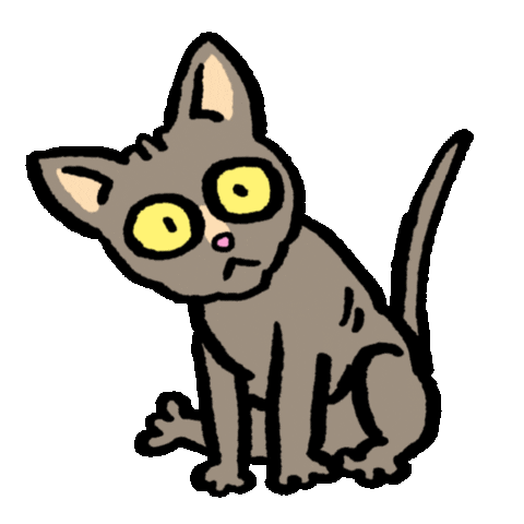 Cat Lol Sticker by Tony Papesh