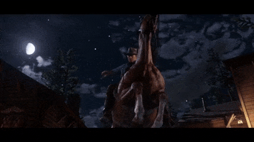 red dead redemption 2 horse GIF by Rockstar Games