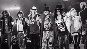 Axl Rose Slash GIF by Guns N' Roses