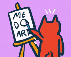 abitan art cat illustration design GIF