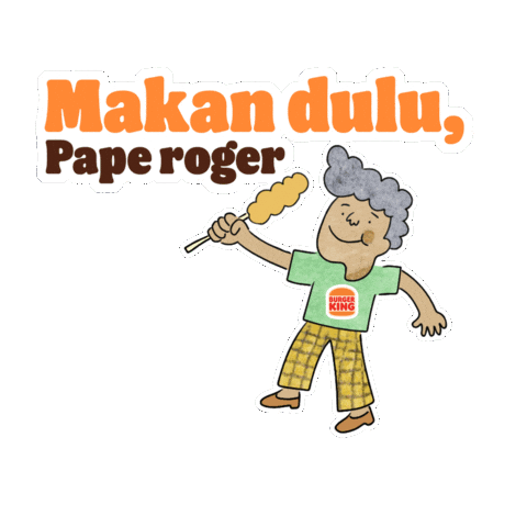 Sate Satay Sticker by Burger King Malaysia