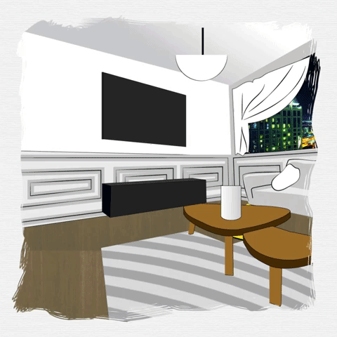 Party #Stop Motion #Anniversary #Interior Design #Livingroom # Year #Realtor.Ca #1Un GIF by REALTOR.ca