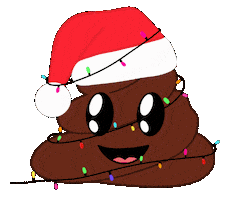 Party Pooper Kerstlampjes Sticker