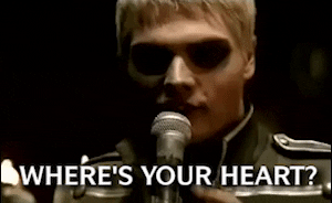 Gerard Way Heart GIF by My Chemical Romance