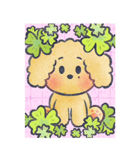 Puppy Luck Sticker