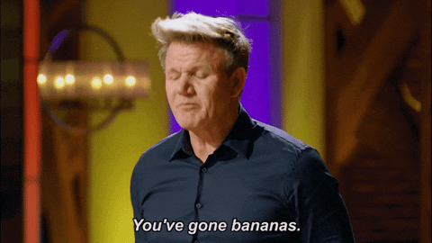 Image result for youve gone bananas gif