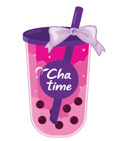 Boba Pink Power Sticker by Chatime Canada