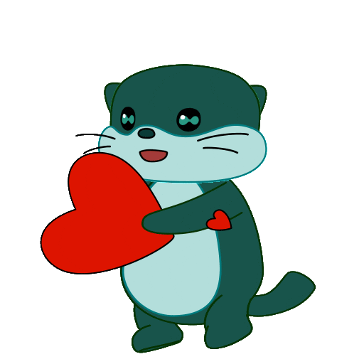 Love You Kiss Sticker by Odd Otties