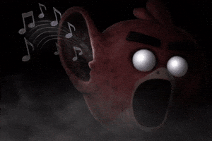 Angry Bird Listening GIF