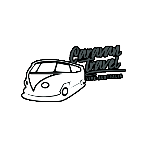 Caravan Travel Sticker