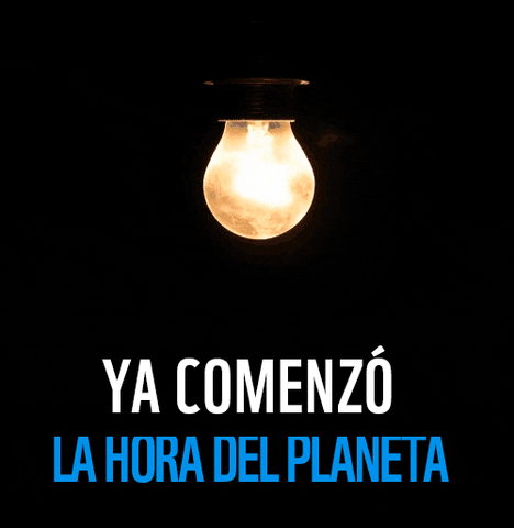 apaga la luz lahoradelplaneta GIF by WWF Chile