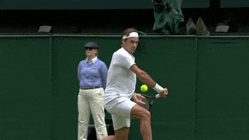 Federer Backhand GIFs - Get the best GIF on GIPHY