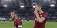 champions league laughing GIF by AS Roma