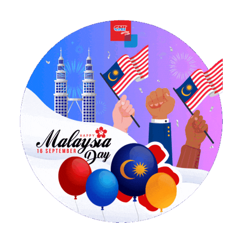 Sabah Sarawak Sticker by CNI