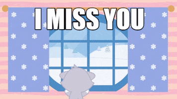 I Miss You Love GIF by Molang