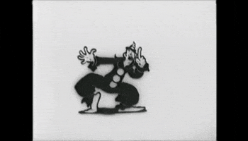 Black And White Vintage GIF by Fleischer Studios