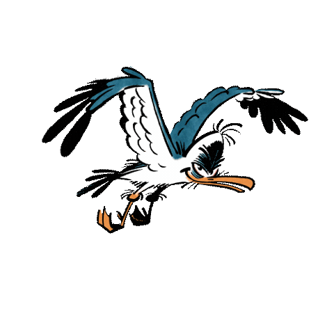 Gaston Lagaffe Sticker by Les Éditions Dupuis