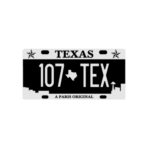 107Texas Sticker
