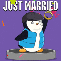 Propose Just Married GIF by Pudgy Penguins