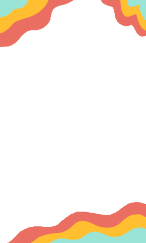 Rainbow Wave Sticker