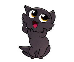 Happy Hands Up Sticker by Créu Cat