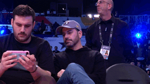 look at this jimmy kimmel GIF by NBA
