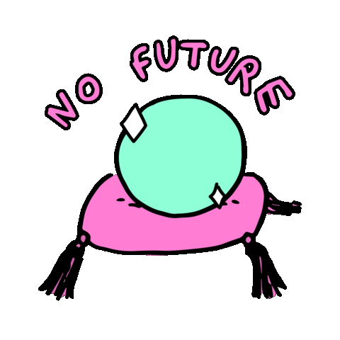 Crystal Ball Witch Sticker