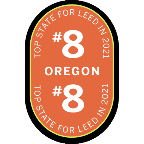 Oregon Leed Sticker by U.S. Green Building Council
