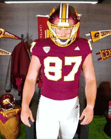 Cmu Spillers GIF by Central Michigan Football