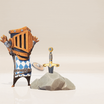 Happy Knight GIF by Exalted Studio