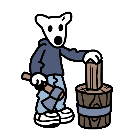 Dogs Bones Sticker by $DOGS Community