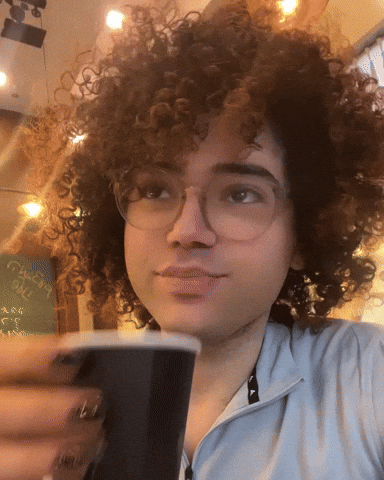 Girl Coffee GIF