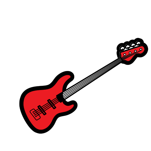 Bass Guitar Sticker by Worship Online