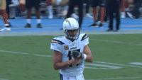 Pumped Up Reaction GIF by Los Angeles Chargers