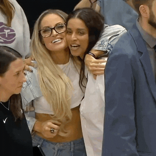 Lilly Singh Hug GIF by Trish Stratus