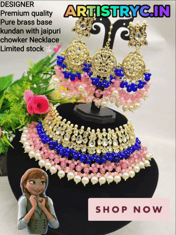 Choker Necklace Artificial Jewellery GIF by ArtistryC